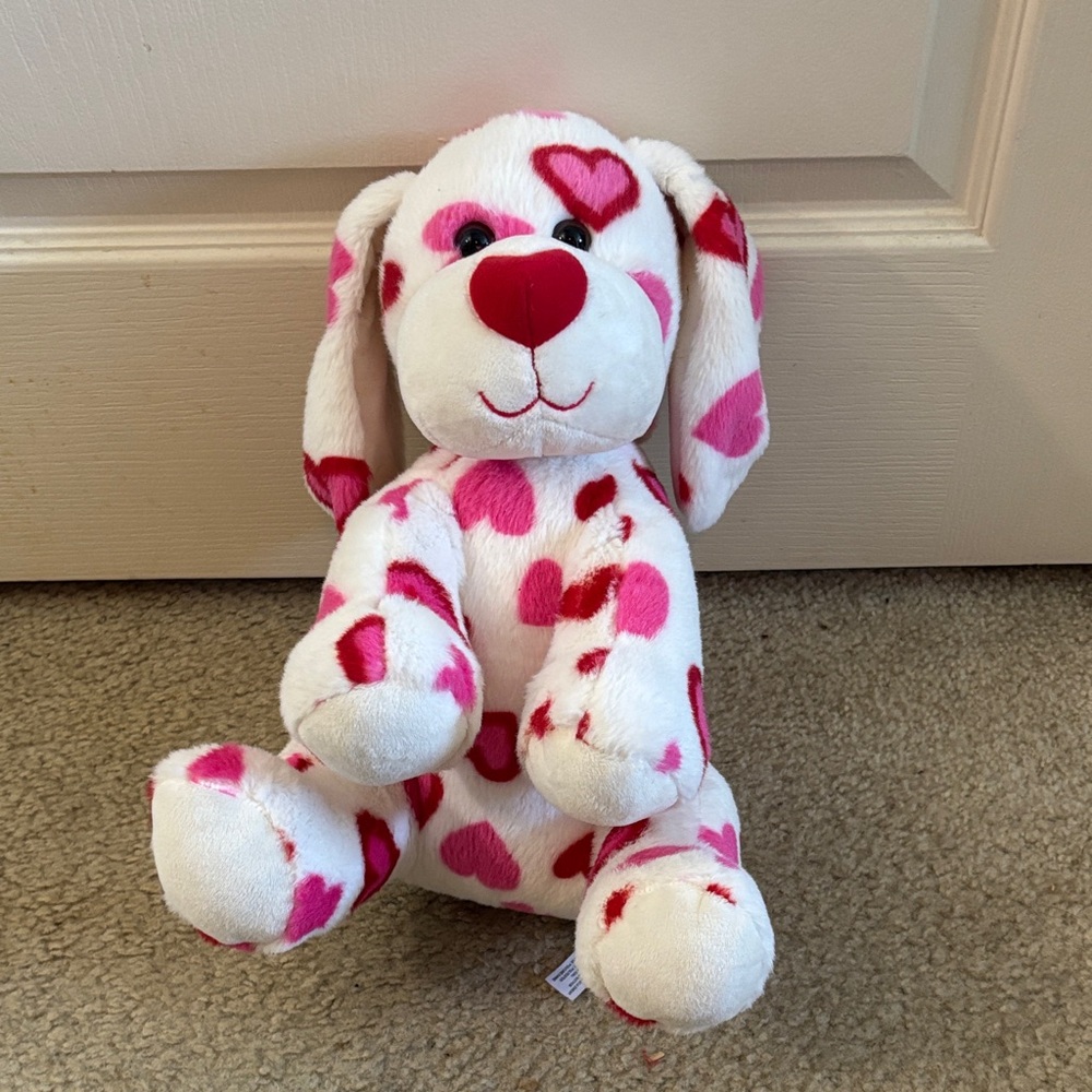 Build-A-Bear Hugs A Plenty Heart Puppy Dog Stuffed Animal